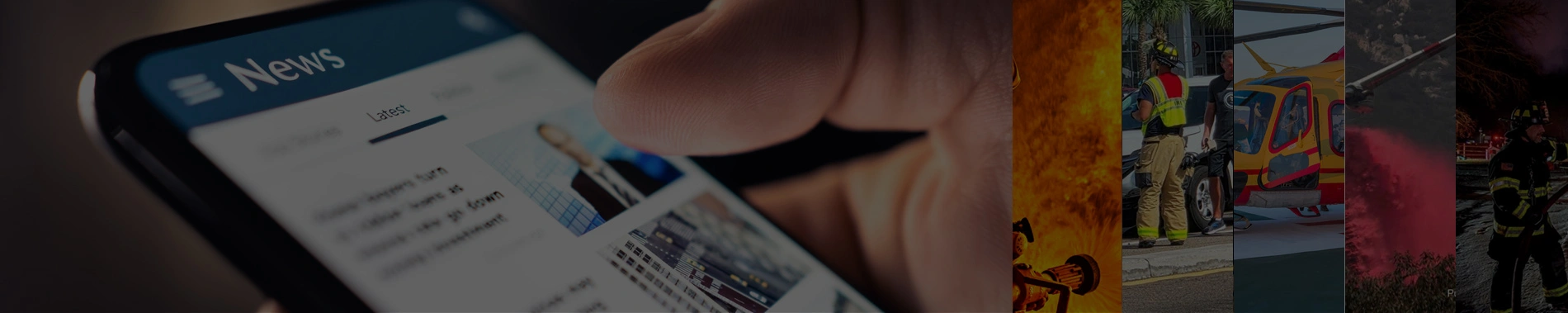 Emergency services collage