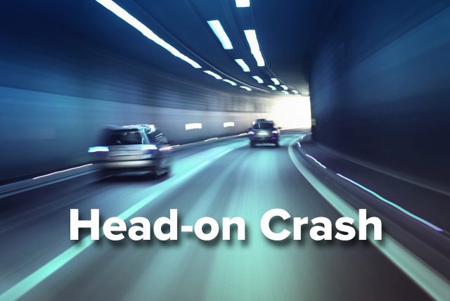 head on crash